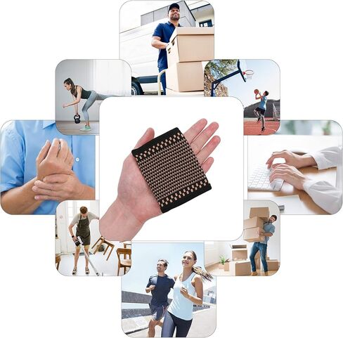 Copper Wrist Compression Sleeves, Wrist Compression Supports Comfortable and Breathable for Arthritis, Workout, Carpal Tunnel, Wrist Support for Women and Men 1Pair in Saudi Arabia
