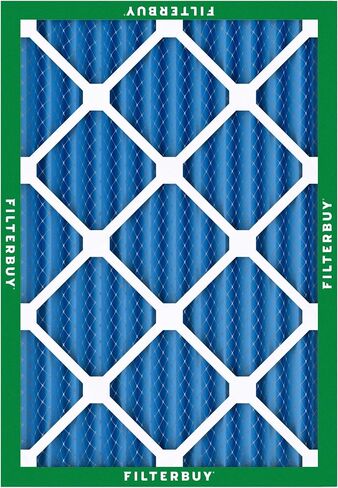 Filterbuy 20x24x2 Air Filter MERV 13 Optimal Defense (2-Pack), Pleated HVAC AC Furnace Air Filters Replacement (Actual Size: 19.38 x 23.38 x 1.75 Inches) in Saudi Arabia