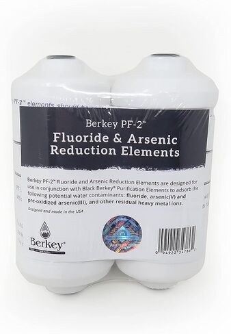 Berkey Light Gravity-Fed Water Filter with 2 Black Berkey Elements and 2 Berkey PF-2 Fluoride and Arsenic Reduction Elements in Saudi Arabia