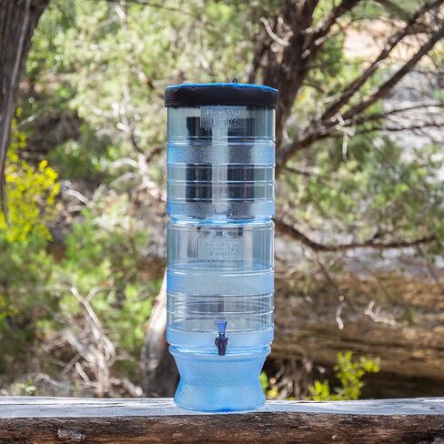 Berkey Light Gravity-Fed Water Filter with 2 Black Berkey Elements and 2 Berkey PF-2 Fluoride and Arsenic Reduction Elements in Saudi Arabia