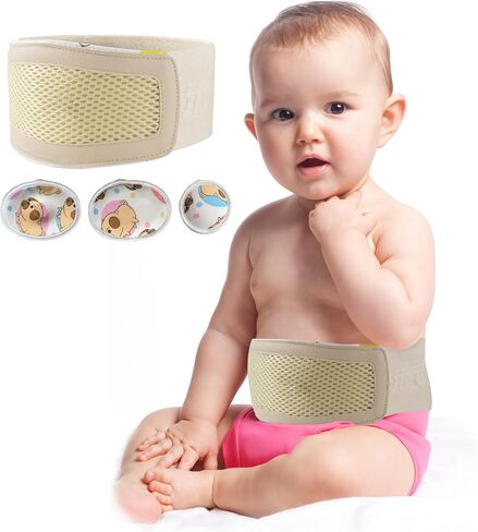 Umbilical Hernia Belt Baby Belly Band Newborn Belly Button Wrap Hernia Belt for Baby Umbilical Cord Care Adjustable 15-18 inch in Saudi Arabia