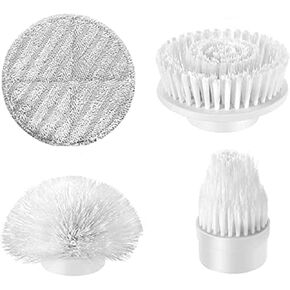SZFIXEZ DST-180/DST-01 4pcs Electric Spin Scrubber Replacement Brush Heads, Cordless Floor, Wall, Tub and Tile Scrubber Head Brushes for Shower, Kitchen and Bathroom