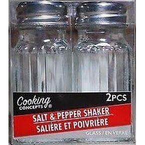 Glass Salt and Pepper shakers