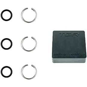 TOOLGUY REPUBLIC 3/8" Impact Retaining Ring Clip with O-Ring fits Dewalt Type Wrenches - 3 Sets