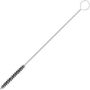 Redecker Nylon Hair Gripping Brush, 11 inches, Sturdy Wire Handle, Removes Hair from Sinks and Drain Pipes, Hanging Loop for Storage, Made in Germany