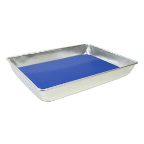 355 Dissecting Pan with Plastisol Pad - Aluminum - 13x9x2 Inches - Affordable STEM Science Tool for Classroom & Homeschool Learning