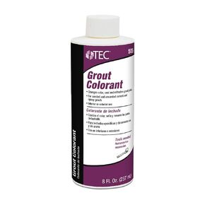 TEC Grout Colorant - Refresh and Seal or Change Grout Joint Color | A Faster and Easier Alternative to Regrouting Tile | 8 oz. Application Covers up to 350 sq. ft. - 910 Bright White