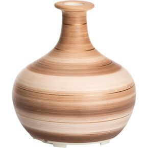 Ellia Cordless Ultrasonic Aroma Diffuser - Wander Essential Oil Ceramic Rechargeable Diffuser, Brown