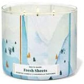 Fresh Sheets 3 Wick Candle 14.5 oz / 411 g (Made with Natural Essential Oils) in Saudi Arabia