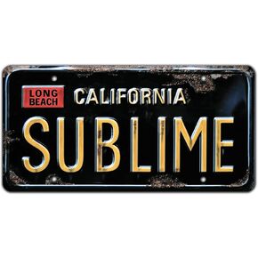 Sublime | Metal Stamped License Plate