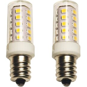 E12 LED Bulb for Turkish Mosaic Lamp Replace E12 30 Watt Halogen Equivalent Warm White 3000K Non-dimmable Candle Base Light Bulbs for Ceiling Fan, Chandelier (Warm White, 2 Pack)