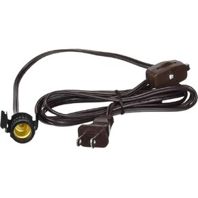 Westinghouse Cord Set W/Skt And Switch 6Ft 7000300 , Brown