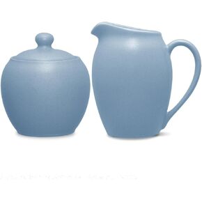 Noritake Colorwave Sugar and Creamer Set in Ice.,