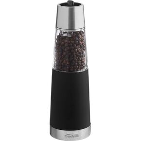 Trudeau 7.5" Battery Operated Gravity Pepper Mill, Black