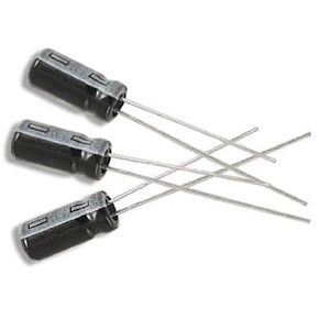 E-Projects - Radial Electrolytic Capacitor, 10uF, 35V, 105 C (Pack of 5)