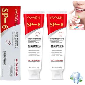 2pcs SP-6 Toothpaste Fresh Breath Toothpaste, Sp-6 Toothpaste,Toothpaste Fresh Breath Toothpaste,Deep Cleaning Care Toothpaste, Fresh Breath120g