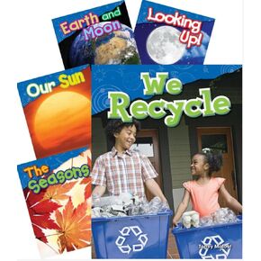 Teacher Created Materials - Science Readers: Earth and Space Science - 5 Book Set - Grade 1 - Guided Reading Level F - K