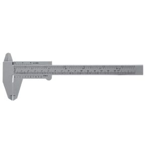 Tosuny 150MM Plastic Vernier Caliper, Inch/MM Conversion, Precise Measuring Tool for Permanent Makeup Tattoo