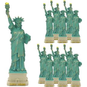 City-Souvenirs (12 PACK) New York City Party Supplies, 4" Statue of Liberty Statues Replica Gifts with Copper Tint; Statue of Liberty Souvenir Figurines from New York