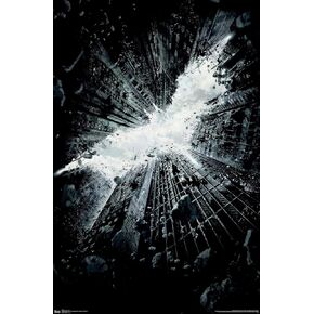 Trends International DC Comics Movie - The Dark Knight Rises - Teaser One Sheet Wall Poster, 22.375" x 34", Premium Unframed Version