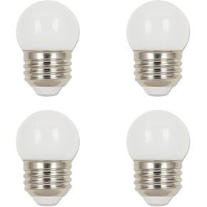 Westinghouse 5511220 1 Watt (10 Watt Equivalent) S11 White LED Light Bulb, Medium Base, 4 Pack