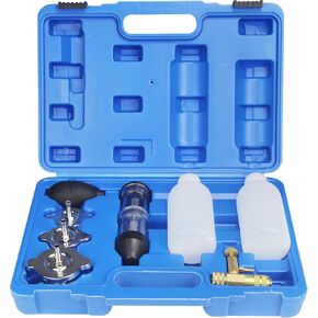 Head Gasket Leak Tester Tool Kit Head Gasket Tester Combustion Leak Test Kit Detector Without CO2 Reaction Liquid in Carrying Case