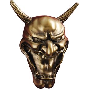 Design Toscano Kagura Hannya Demon Mask Wall Sculptures, Multicolored