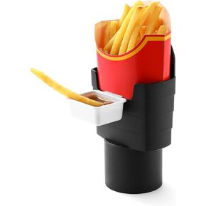 French Fry Holder and Sauce Holder Set, White Elephant Gift Idea for Adults