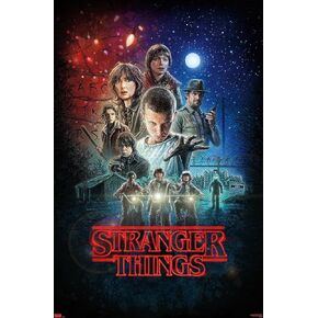Trends International 24X36 Netflix Stranger Things - One Sheet Wall Poster, 24" x 36", Unframed Version