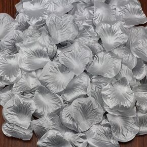 Artificial Grey Flowers Petals 1000 pcs Craft Supplies
