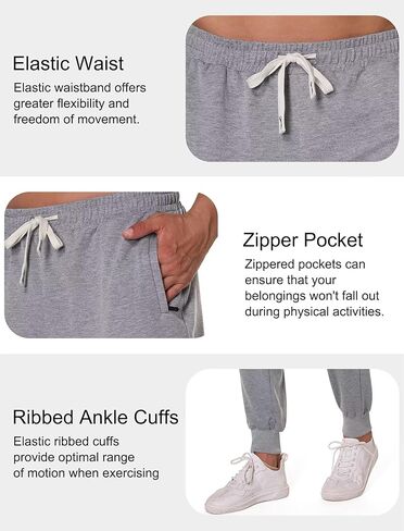 SILKWORLD بنطال رياضي رجالي كاجوال للركض برباط الخصر رياضي للجري والتمارين الرياضية مع جيوب بسحاب in Kuwait