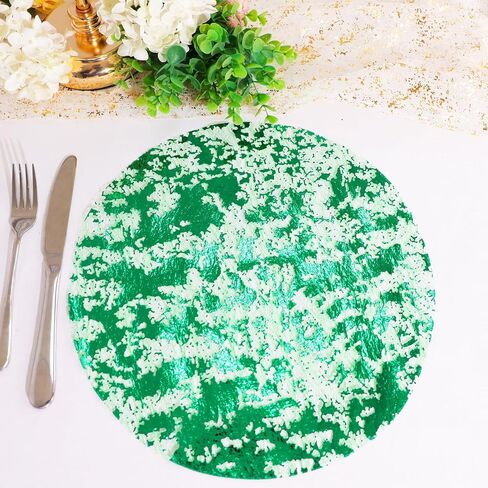 Snowkingdom Disposable Gold Placemats Set of 12 Metallic Round 13 Inch Gold Foil Mesh Pressed Fall Table Mates 12 Pack Gold Doilies for Dining Table Wedding Birthday Party Holiday Home Decoration in Saudi Arabia