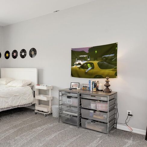 مغني الراب نسيج الألبوم غطاء نسيج 3x5 أقدام نسيج مضحك لغرفة رجل الكهف جدار ديكور الأعلام مع الحلقات النحاسية لتزيين غرفة النوم الكلية، في الهواء الطلق، الأطراف، المنزل، غرفة نوم، الديكور الداخلي in Kuwait