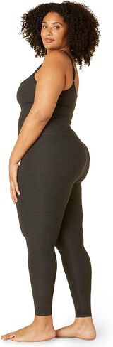 Beyond Yoga Spacedye Uplevel Midi Women’s Jumpsuit - Moisture-wicking - Polyester-lycra Blend - UV Protection Carmel Toffee Heather SM (US Women's 4-6) One Size in Saudi Arabia