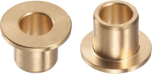 HARFINGTON 2pcs Flange Bearing Sleeve 10mm Bore 14mm OD 15mm Length 2mm Flange Thickness Bronze Bushing Self-Lubricating Bushings Sleeve for Industrial Equipment in Saudi Arabia