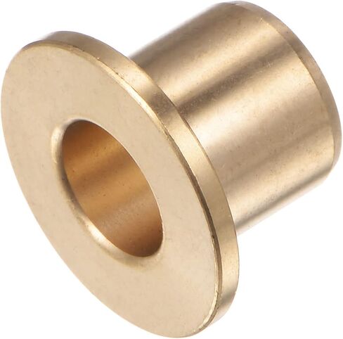 HARFINGTON 2pcs Flange Bearing Sleeve 10mm Bore 14mm OD 15mm Length 2mm Flange Thickness Bronze Bushing Self-Lubricating Bushings Sleeve for Industrial Equipment in Saudi Arabia