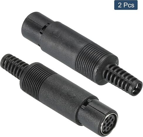 PATIKIL S-Video DIN Mini Female Socket 6 Pin Signal Transmission for TV, DVD Player Pack of 2 in Saudi Arabia