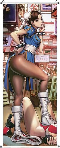 ملصق CosInStyle Anime Scroll لنمط الشخصية - مطبوعات قماشية 100 سم × 40 سم | هدية مميزة وفنية لموضوع الرسوم المتحركة | لعبة يابانية معلقة على جدار الفن ديكور الغرفة in Kuwait