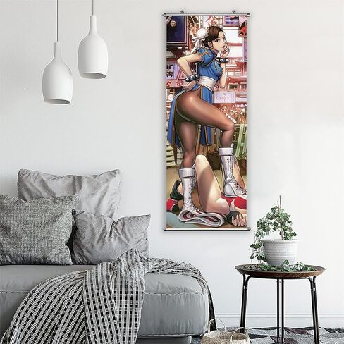 ملصق CosInStyle Anime Scroll لنمط الشخصية - مطبوعات قماشية 100 سم × 40 سم | هدية مميزة وفنية لموضوع الرسوم المتحركة | لعبة يابانية معلقة على جدار الفن ديكور الغرفة in Kuwait