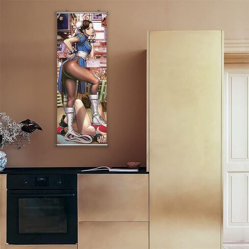 ملصق CosInStyle Anime Scroll لنمط الشخصية - مطبوعات قماشية 100 سم × 40 سم | هدية مميزة وفنية لموضوع الرسوم المتحركة | لعبة يابانية معلقة على جدار الفن ديكور الغرفة in Kuwait