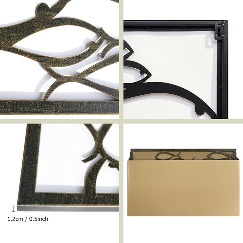 Pinetree Art سمكة كبيرة معدنية جدار الفن ديكور جدار الشاطئ الساحلي الحديث 3D الجوف خارج تصميم خمر جدار الفن البحري للمنزل غرفة المعيشة بحيرة منزل ديكور منزل الشاطئ (الأسماك، 15.7 "× 31.5") in Kuwait