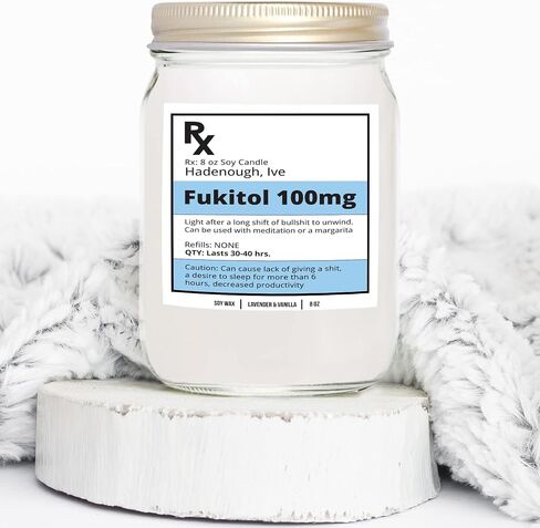 شموع معطرة من يونيك ديزاينز - شموع الصويا للهدايا المعطرة للمنزل للنساء والرجال، له، لها، 8 أونصة، صديقها، صديقتها، زملاء العمل، عيد ميلاد أفضل الأصدقاء (الخزامى والفانيليا) in Saudi Arabia