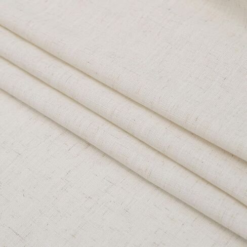 Pinch Pleated Natural Linen Curtains Darkening with pin Hooks 63 72 84 96 108 120 inches Length - Pinch Pleated Linen Panel Drapes Window Shades for Living Room Bedroom(1 Panel,72″x90″) in Saudi Arabia