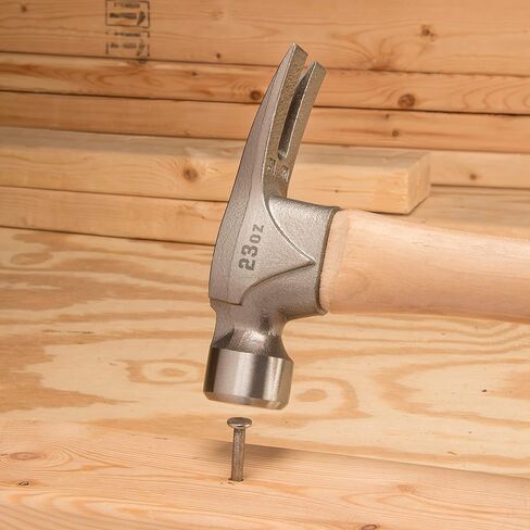 Estwing Pro California Hammer, Forged Alloy Steel Head, Hickory Handle, 23.0 oz, Smooth Face - Claw Hammer in Kuwait