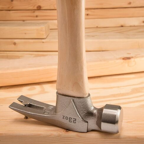 Estwing Pro California Hammer, Forged Alloy Steel Head, Hickory Handle, 23.0 oz, Smooth Face - Claw Hammer in Kuwait