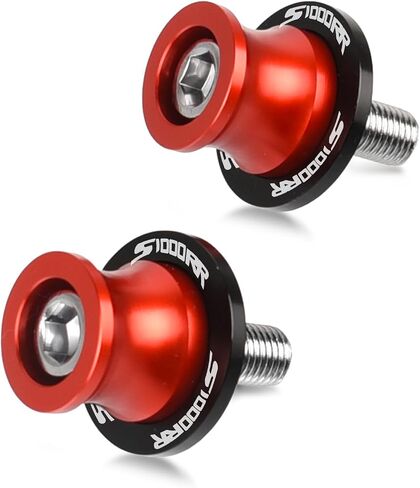 M8X1.5 S1000R S1000RR Swingarm Sliders، Swingarm Spools Slides CNC Swing Arm Stand المسمار متوافق مع S1000R S1000RR 2009-2023 (أسود) in Saudi Arabia