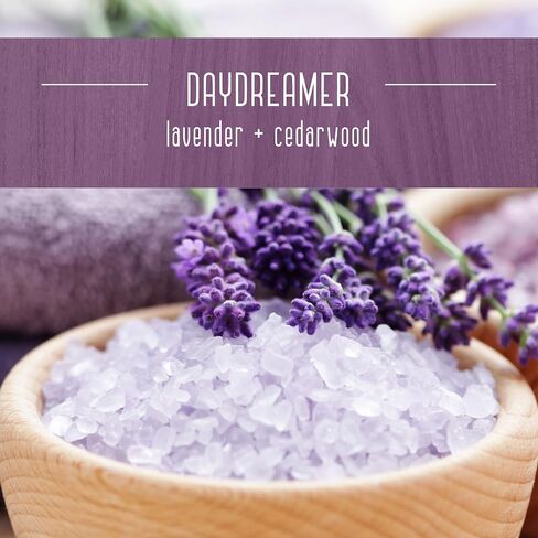 Essential Elements by Candle-Lite Company Wood Wick Scented Candle, Daydreamer, One 16 oz. Single-Wick Aromatherapy Candle with 50 Hours of Burn Time, White in Saudi Arabia