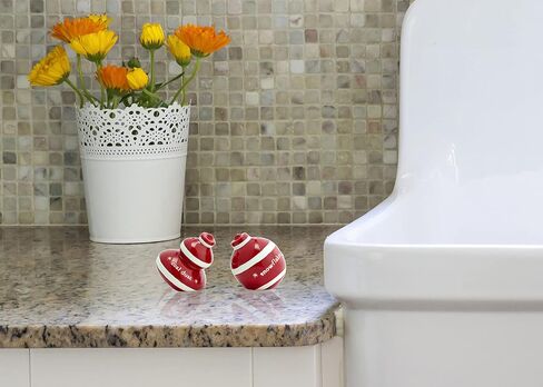 DEMDACO Coal Dust Snowflakes Red and White 3.5 x 2 Stoneware Christmas Salt and Pepper Shaker Set in Saudi Arabia