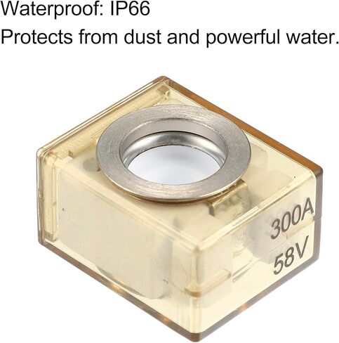 X AUTOHAUX Waterproof 300A Marine Rated Battery Fuse Terminal Fuse Only 58V DC Maximum in Saudi Arabia