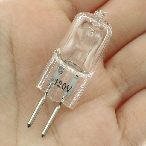 10PCS Night Light 120V 50W G5.3 Halogen Light Bulbs Halogen Bulbs Light Halogen Lamp for Home Lighting Clear Glass Lens in Saudi Arabia